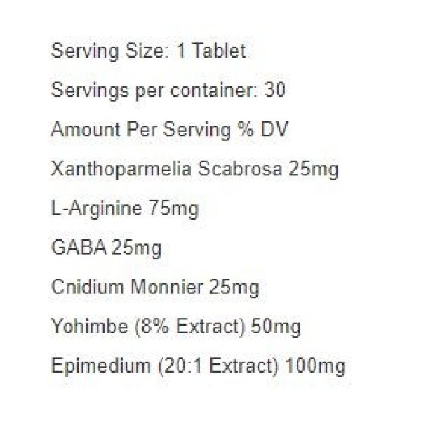 HI-TECH PHARMACEUTICALS STAMINA-RX 30 tabs Hi-Tech Pharmaceuticals